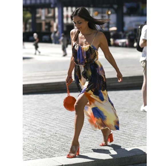 JASON WU Collection RUNWAY Silk Midi Dress Size: S | US 4 NEW - Picture 15 of 16